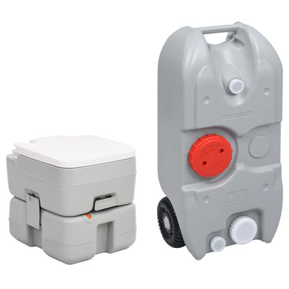 Set Toilette Da Campeggio Portatile E Tanica D'acqua