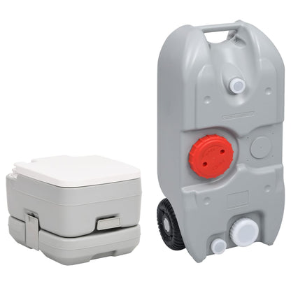 Set Toilette Da Campeggio Portatile E Tanica D'acqua