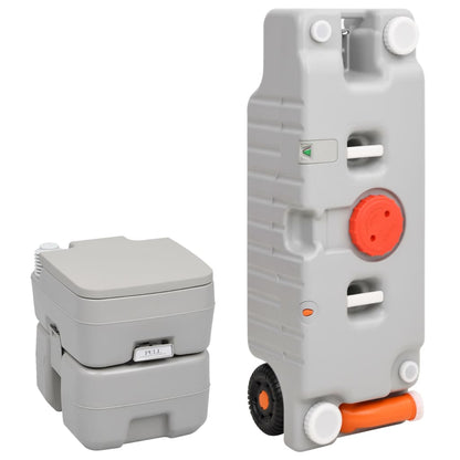 Set Toilette Da Campeggio Portatile E Tanica D'acqua