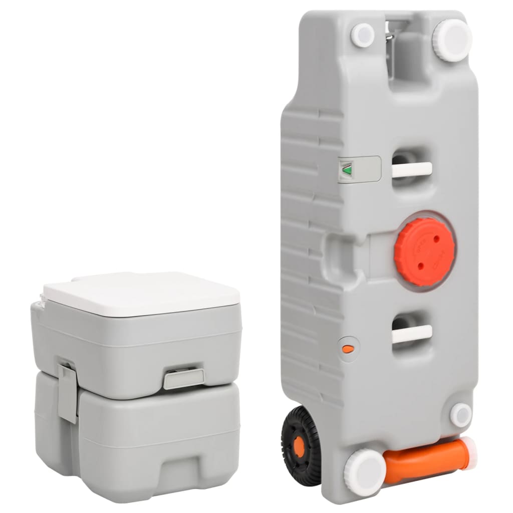 Set Toilette Da Campeggio Portatile E Tanica D'acqua