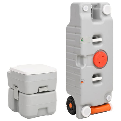 Set Toilette Da Campeggio Portatile E Tanica D'acqua