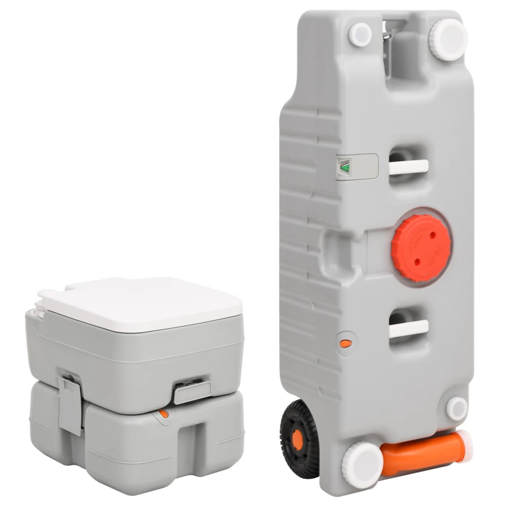 Set Toilette Da Campeggio Portatile E Tanica D'acqua
