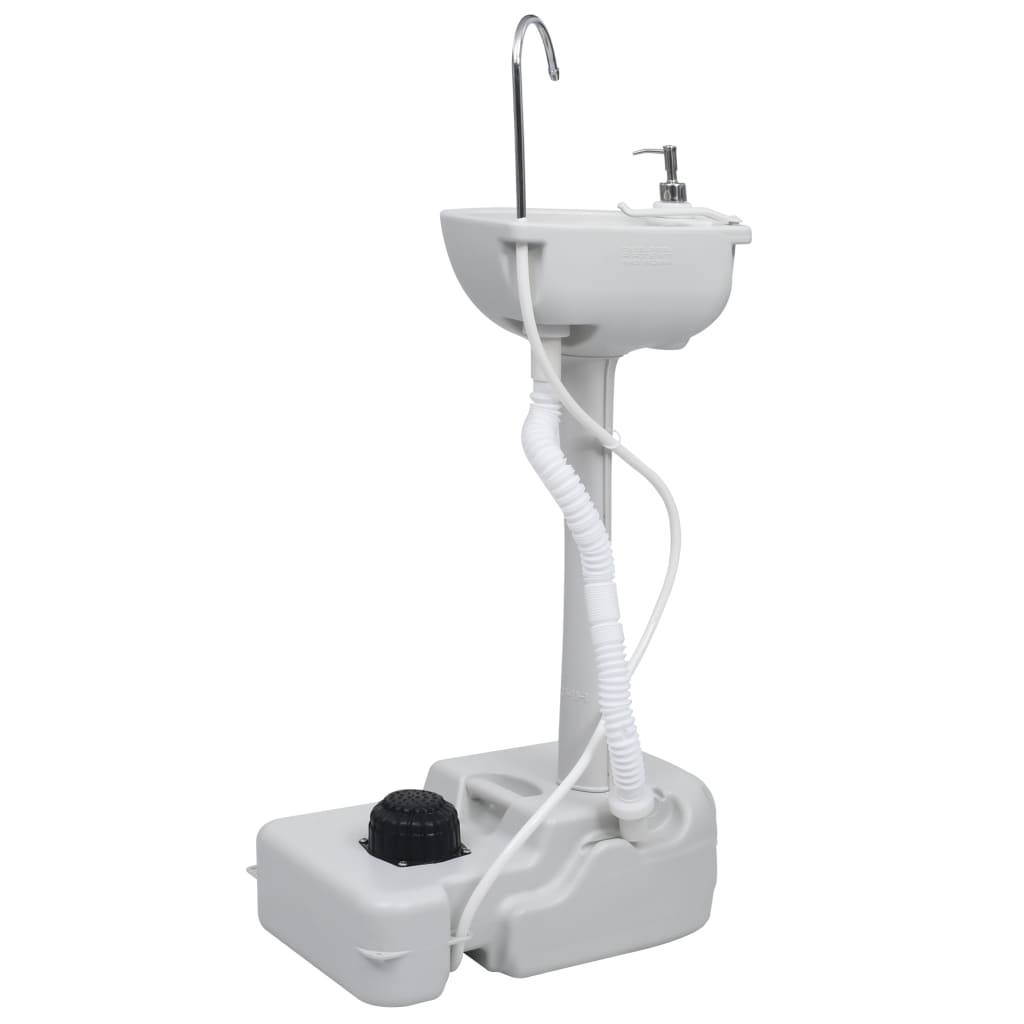 Set Toilette Da Campeggio Portatile E Supporto Lavamani