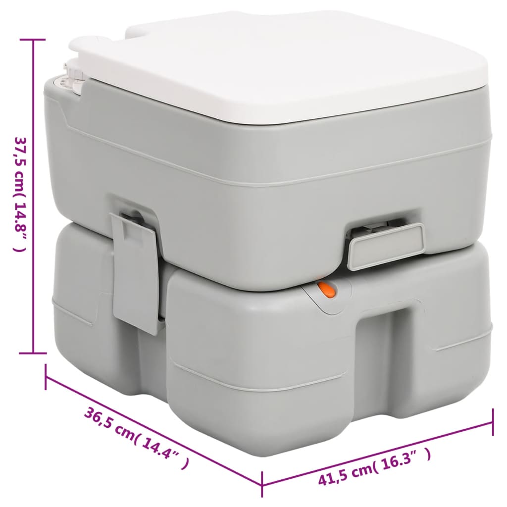 Set Toilette Da Campeggio Portatile E Supporto Lavamani