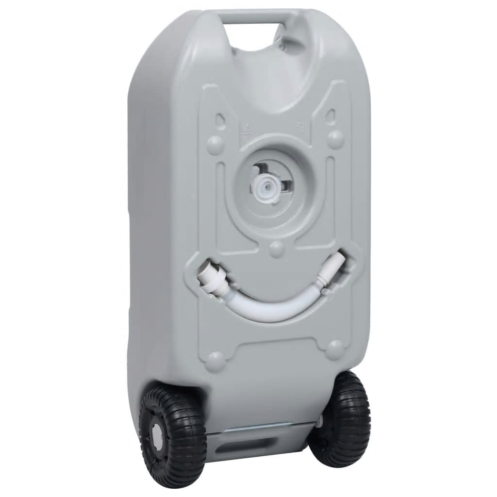 Supporto Lavamani Da Campeggio Con Tanica Acqua Grigio