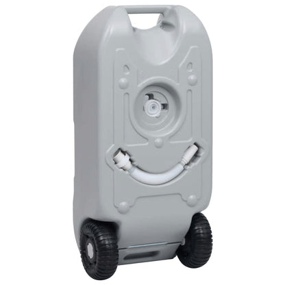 Supporto Lavamani Da Campeggio Con Tanica Acqua Grigio
