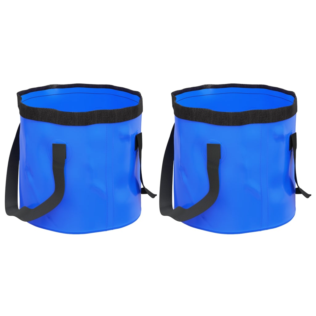 Secchi Pieghevoli 2 Pz 30 L In Pvc