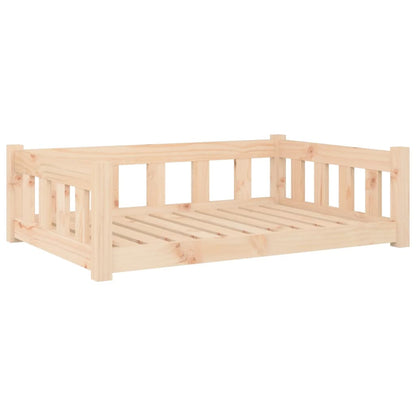 Cuccia Per Cani 95,5X65,5X28 Cm In Legno Massello Di Pino