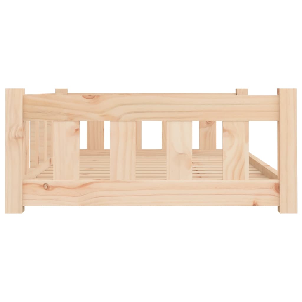 Cuccia Per Cani 95,5X65,5X28 Cm In Legno Massello Di Pino