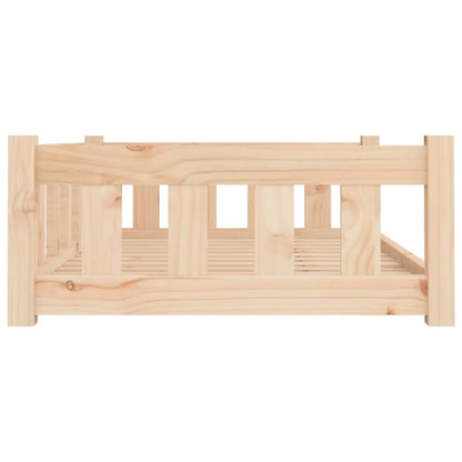 Cuccia Per Cani 95,5X65,5X28 Cm In Legno Massello Di Pino
