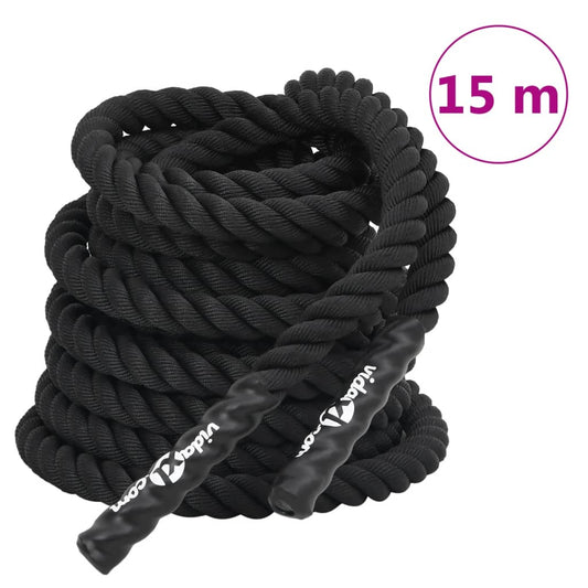 Corda Da Allenamento Nera 11 Kg In Poliestere