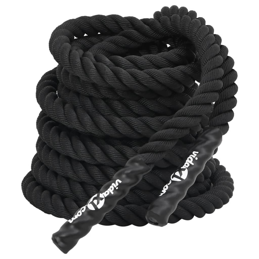 Corda Da Allenamento Nera 11 Kg In Poliestere