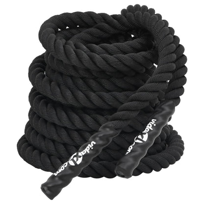Corda Da Allenamento Nera 11 Kg In Poliestere