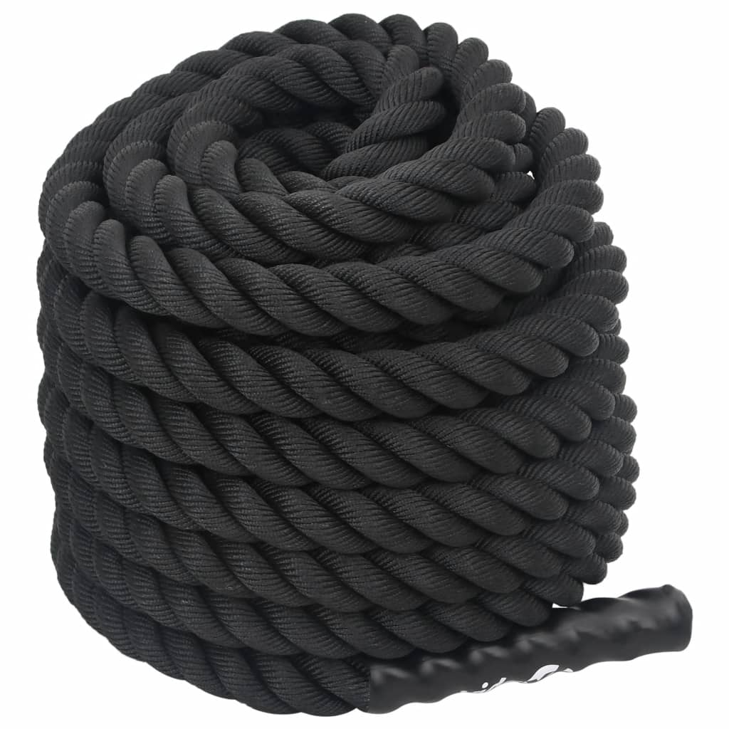 Corda Da Allenamento Nera 11 Kg In Poliestere