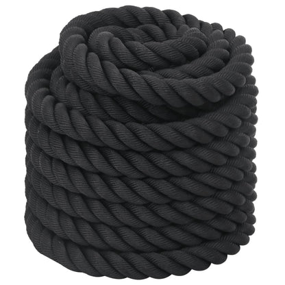 Corda Da Allenamento Nera 11 Kg In Poliestere