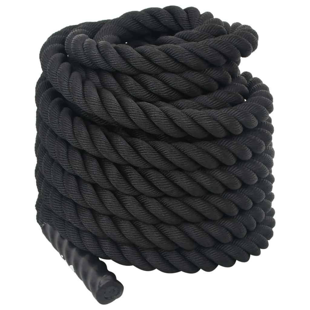 Corda Da Allenamento Nera 11 Kg In Poliestere