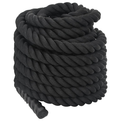 Corda Da Allenamento Nera 11 Kg In Poliestere