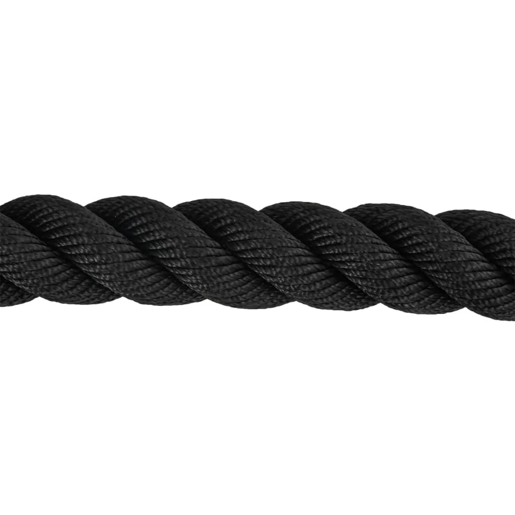 Corda Da Allenamento Nera 11 Kg In Poliestere