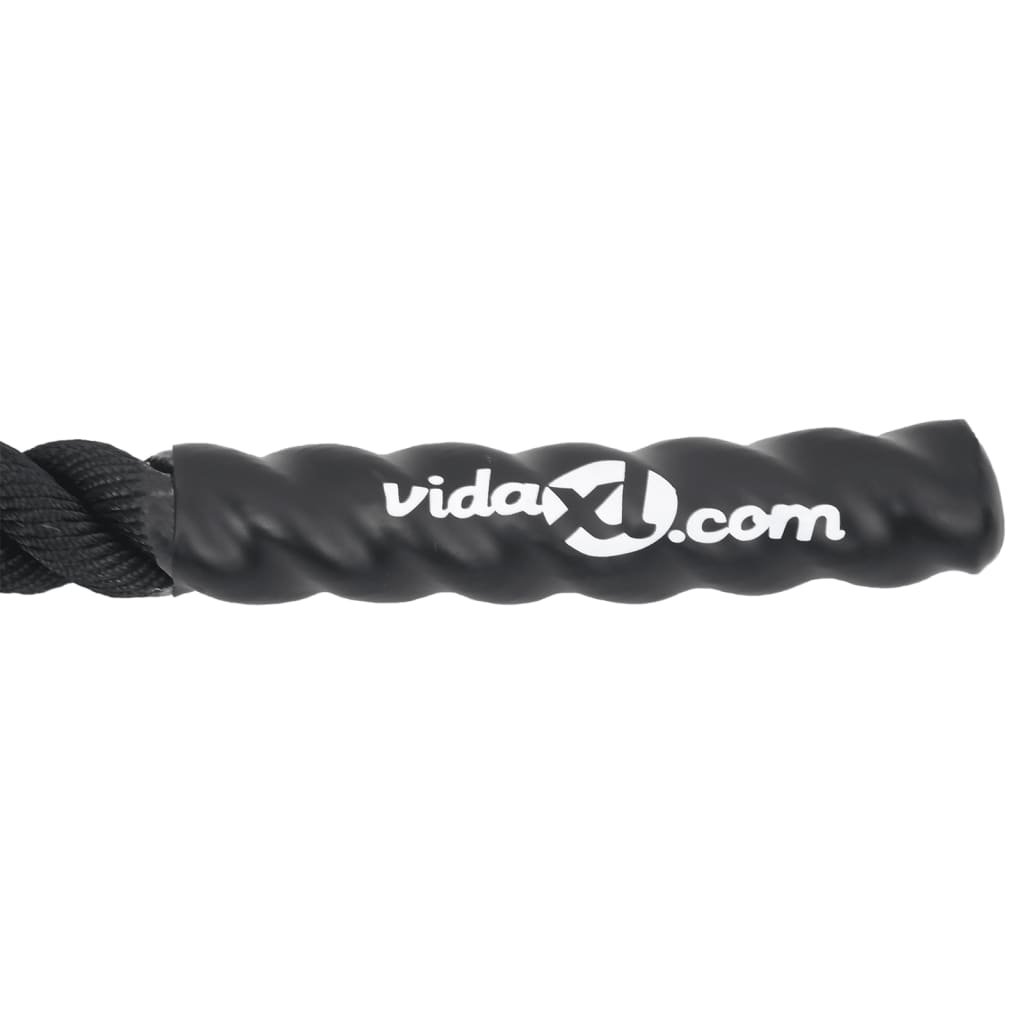 Corda Da Allenamento Nera 11 Kg In Poliestere