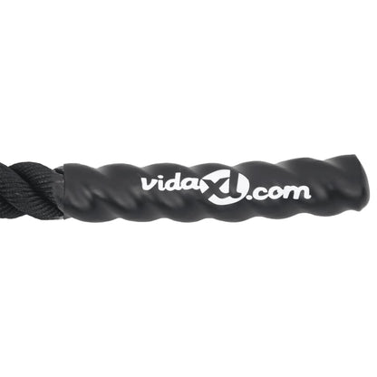 Corda Da Allenamento Nera 11 Kg In Poliestere