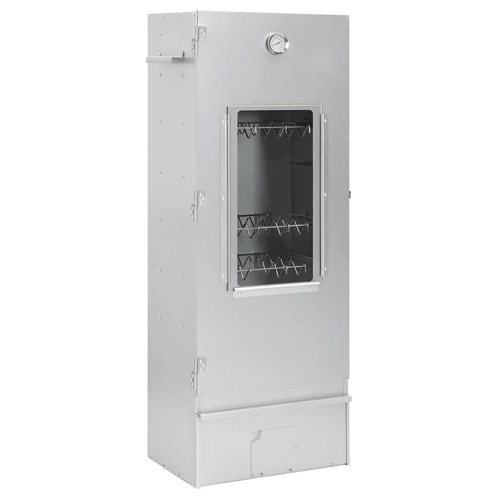 Forno Affumicatore Bbq Con Tavolino In Acciaio Zincato