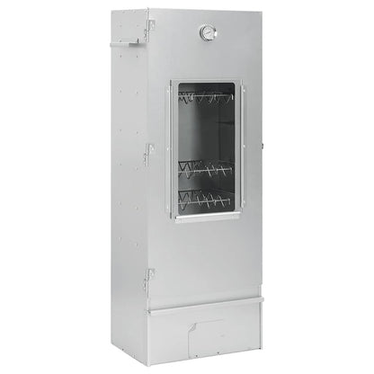 Forno Affumicatore Bbq Con Tavolino In Acciaio Zincato