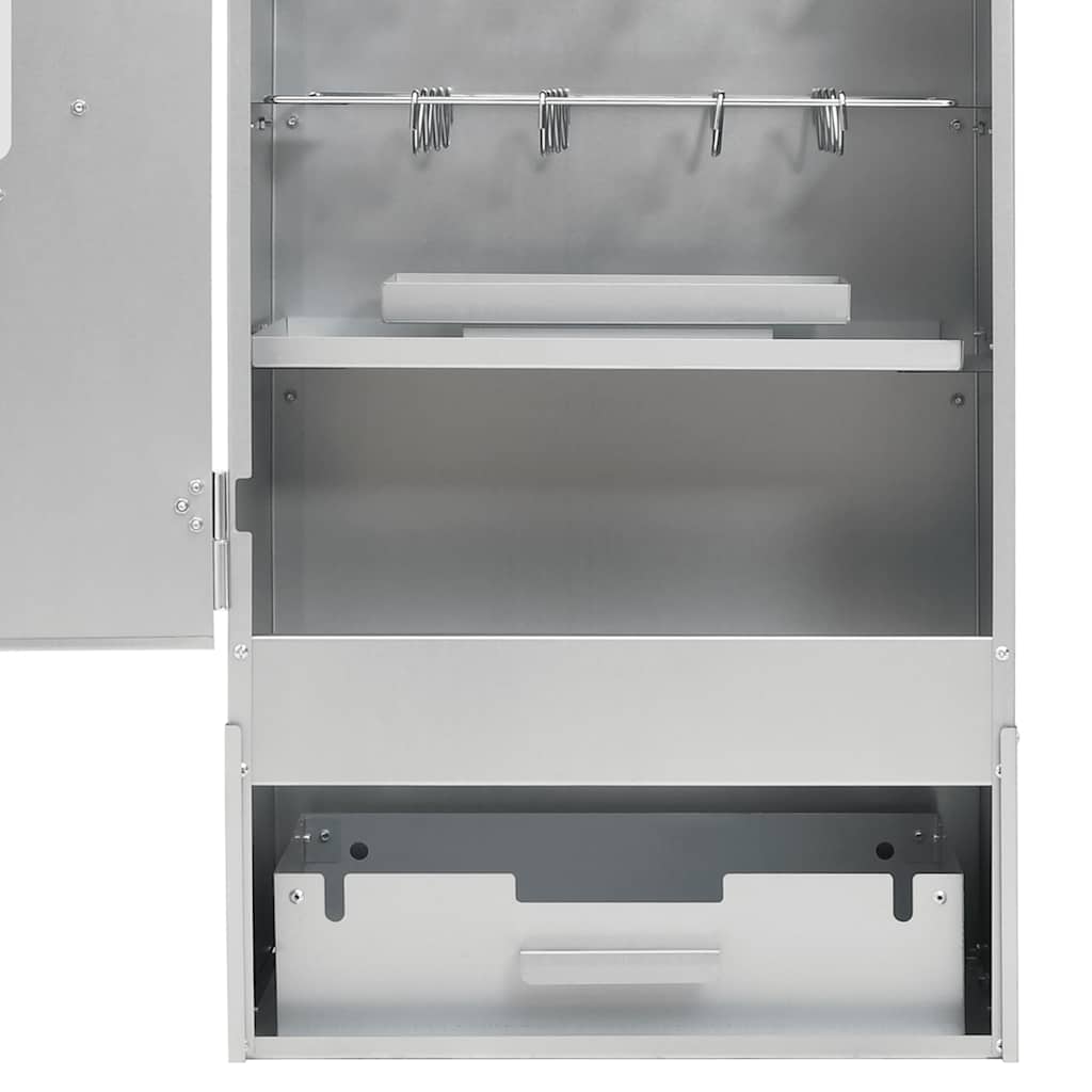 Forno Affumicatore Bbq Con Tavolino In Acciaio Zincato
