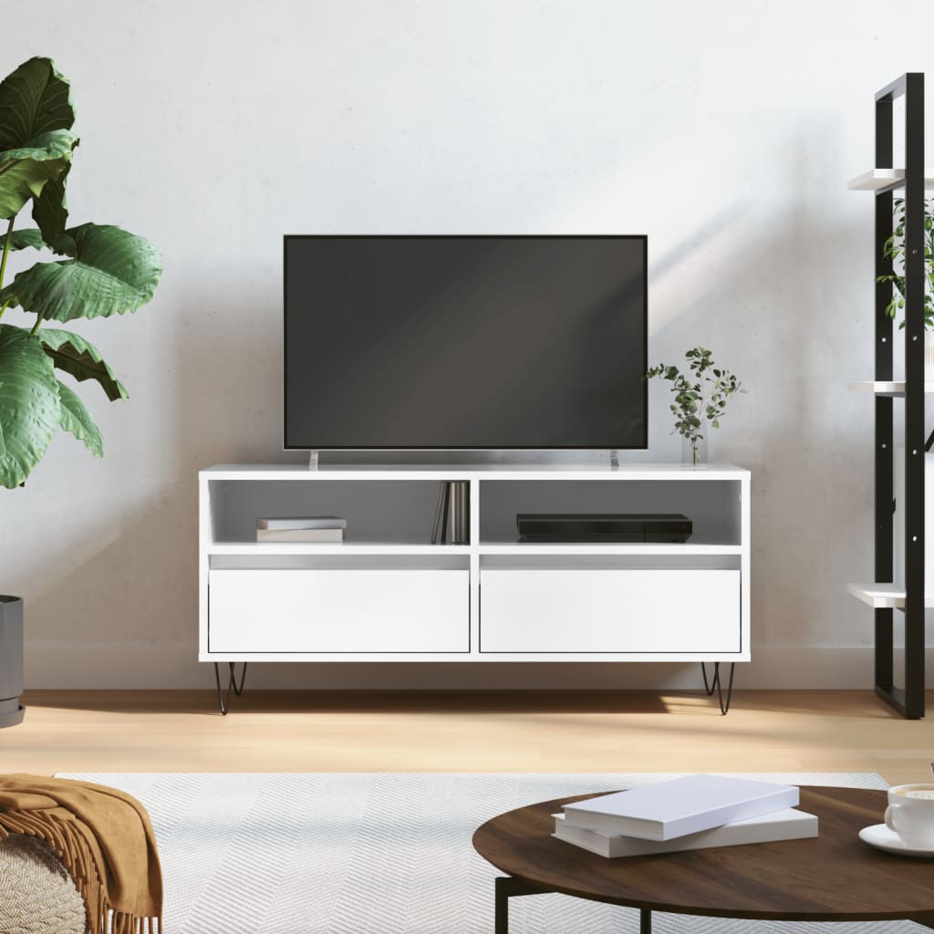 Mobile Porta Tv 100X34,5X44,5Cm Legno Multistrato