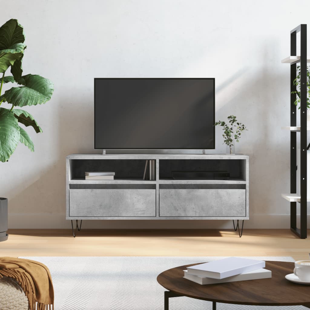 Mobile Porta Tv 100X34,5X44,5Cm Legno Multistrato