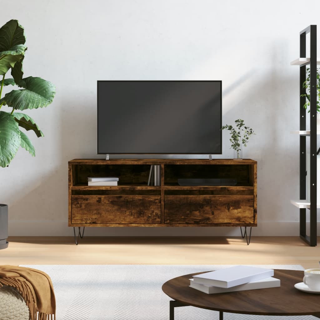 Mobile Porta Tv 100X34,5X44,5Cm Legno Multistrato