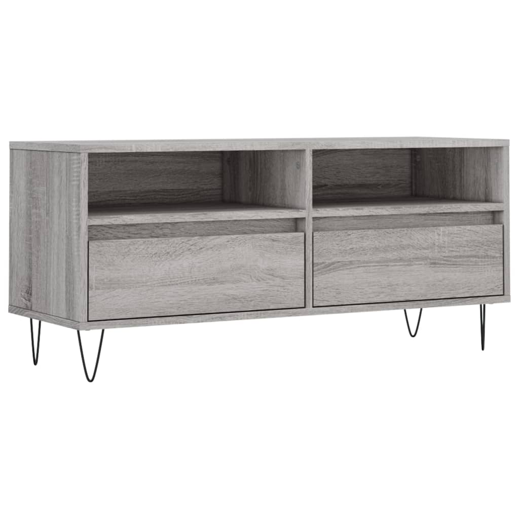 Mobile Porta Tv 100X34,5X44,5Cm Legno Multistrato