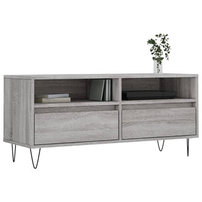 Mobile Porta Tv 100X34,5X44,5Cm Legno Multistrato