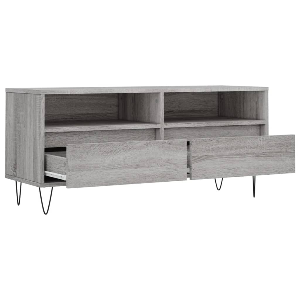Mobile Porta Tv 100X34,5X44,5Cm Legno Multistrato