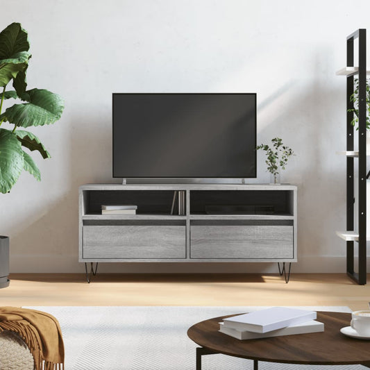 Mobile Porta Tv 100X34,5X44,5Cm Legno Multistrato