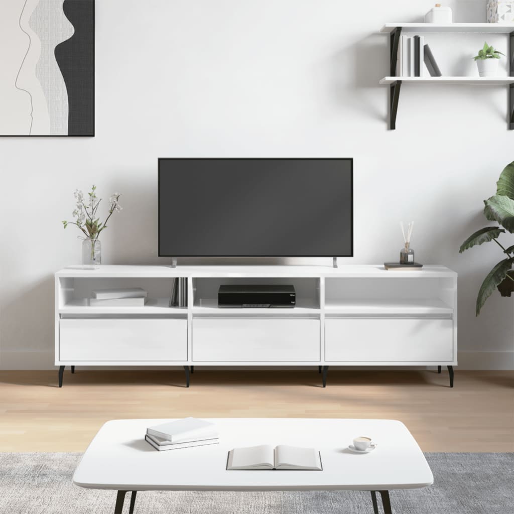 Mobile Porta Tv 150X30X44,5 Cm Legno Multistrato