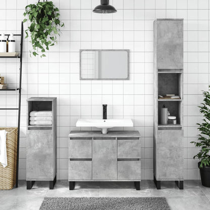 Armadietto Da Bagno 30X30X100 Cm In Truciolato