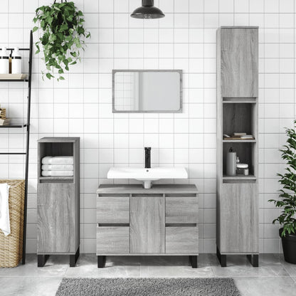 Armadietto Da Bagno 30X30X100 Cm In Truciolato