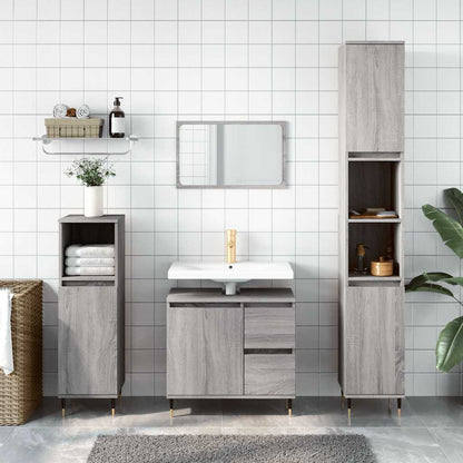 Armadietto Da Bagno 65X33X60Cm In Truciolato