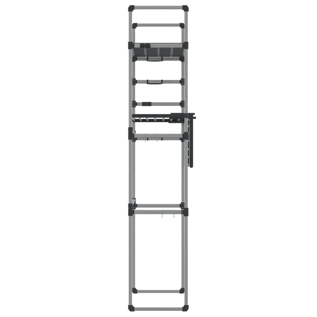 Scaffale Per Lavatrice 77X52X192 Cm In Alluminio