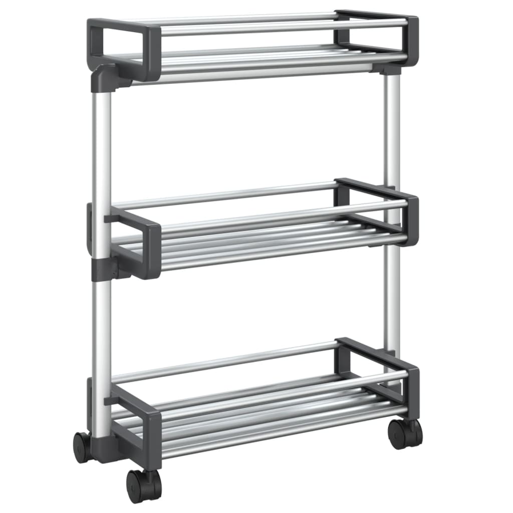 Carrello Portaoggetti 59X20X75 Cm In Alluminio