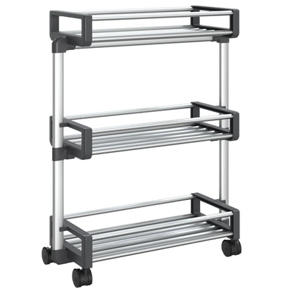 Carrello Portaoggetti 59X20X75 Cm In Alluminio