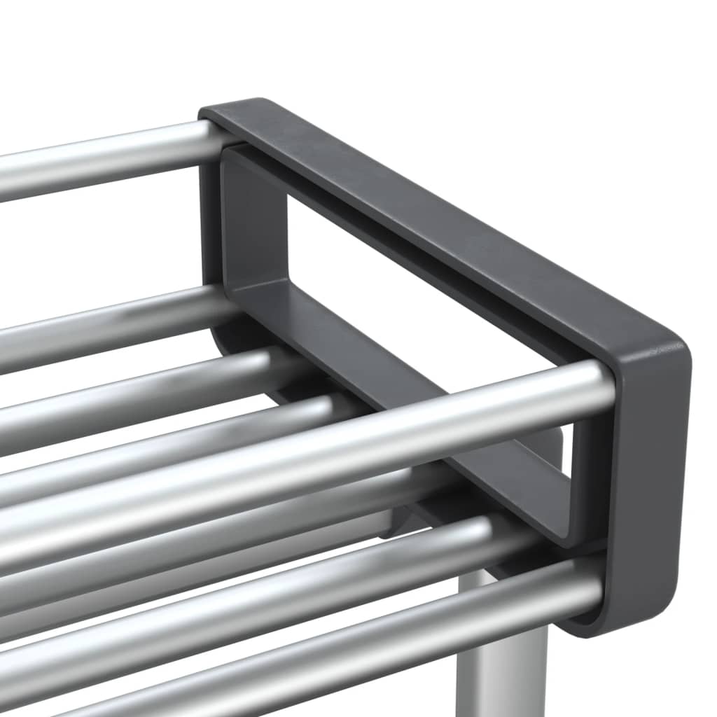 Carrello Portaoggetti 59X20X75 Cm In Alluminio