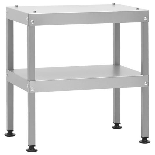 Tavolo Per Forno Affumicatore 40X28X44,5 Cm In Acciaio Zincato
