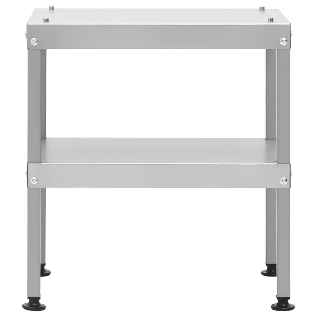 Tavolo Per Forno Affumicatore 40X28X44,5 Cm In Acciaio Zincato