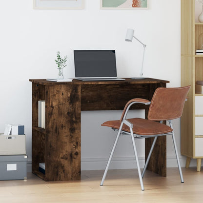 Scrivania Nera 100X55X75 Cm In Legno Multistrato