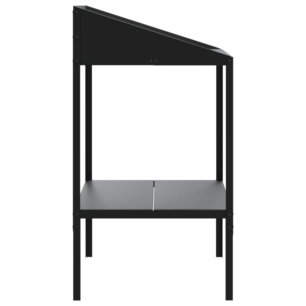Supporto Per Piante Antracite 56,5X54,5X100 Cm Acciaio Zincato