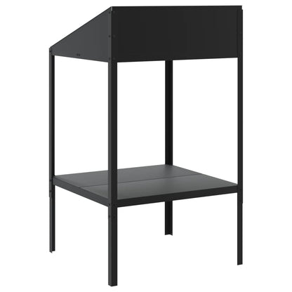 Supporto Per Piante Antracite 56,5X54,5X100 Cm Acciaio Zincato