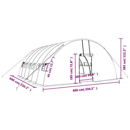 Serra Con Telaio In Acciaio 36 M² 6X6X2,85 M