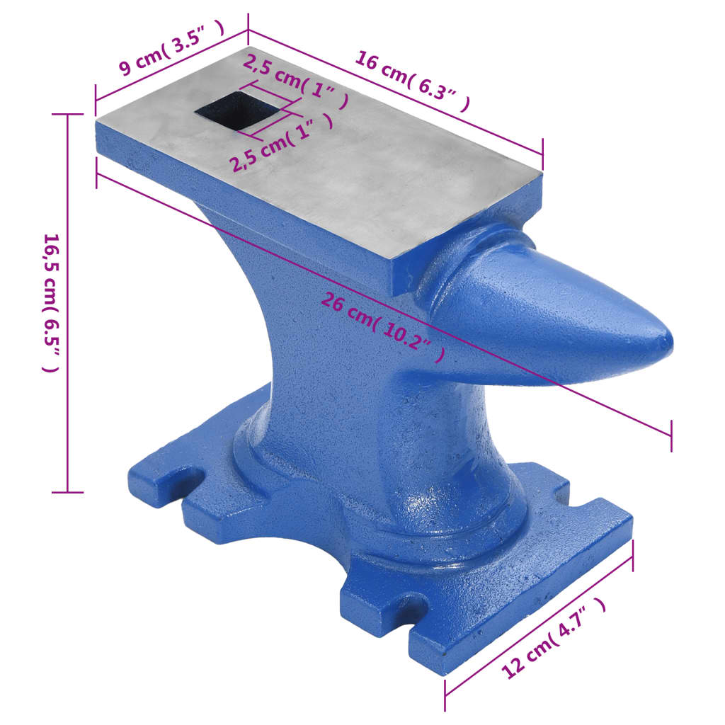 Incudine Blu 10,9 Kg In Ghisa