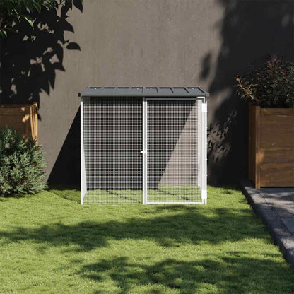 Gabbia Polli Con Tetto Acciaio Zincato